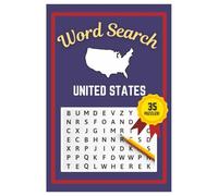 United States Word Search Puzzle Book: Easy to read print | 6x9 inches | 35 Puzzles, 315 Words, 53 Pages | Gift for Country & Geography Lovers, Vacations, Road Trips, Holidays, & Free Time