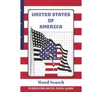 United States Word Search Puzzle Book: Word Searches with Easy to Read Print about States, Capitals, Landmarks, and More | 6x9 inches, 34 pages | 50+ ... Puzzles for Anxiety Relief and Relaxation
