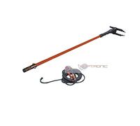 United Trade Raccogli Olive abbacchiatore Elettrico Potenza 140w voltaggio 12v con Asta allungabile Fino 3 mt Cavo 10mt Montato con Asta 15mt United Trade + Doppio Pettine in Omaggio
