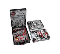 UNITED TRADE VALIGIA CASSETTA ATTREZZI DA LAVORO COMPLETA TROLLEY UTENSILI SET 187 PZ