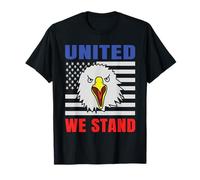 United We Stand American Aquila Bandiera USA Maglietta