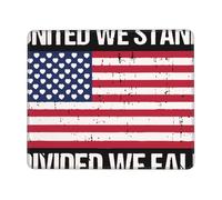 United We Stand Divided We Fall Flag Tappetino per Mouse Portatile Mousepad Morbido Mouse Pad per Casa Accessori Scrivania Computer 25X30Cm