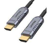 Unitek - Cavo in fibra ottica 40 M HDMI 2.1 AOC 8K 120Hz (supporto PS5 4K @120Hz) | Supporta tecnologie: QMS Qucik Media Switching, Dolby TrueHD, QFT, QMS, ALLM, eARC, EDID, DSC