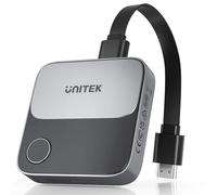 Unitek Hdmi Wireless Display Dongle Adapter - 4K 5G Miracast/Airplay Adapter Wi-Fi HDMI per TV/Proiettore/Monitor, Schermo 4K a 60Hz Casting per Miracast/iOS/Mac OS/Airplay/Android/Windows/DLNA