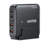 Unitek International Desktop Charger GaN 70W 2xUSB-A 2xUSB-C P1228ABK01-EU