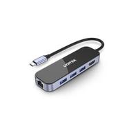 Unitek International HUB USB-C 3.1,RJ-45,3XUSB-A,HDMI,4K,PD100W (D1084A) Type-C