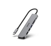 Unitek International Hub USB-C H1118A USB-A x3 USB-C HDMI SD microSD Typ C Hdmi