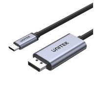 Unitek International UNITEK V1409A USB-C DisplayPort 2 m Nero Grigio to