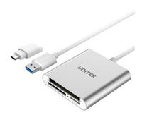 Unitek International UNITEK Y-9313 CF MicroSD (TransFlash) SD Argento 5000