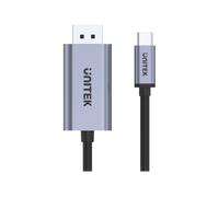 Unitek International V1409A Kabeladapter USB-C DisplayPort black Grau Adattatore