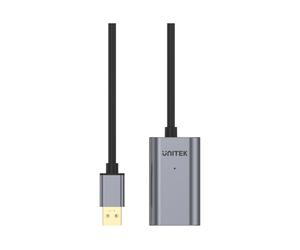Unitek International Y-271 USB Kabel 2.0 A Grau Cavo Digitale/dati 5 m