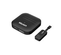 UNITEK Kit di estensione HDMI wireless USB-C, casting wireless 1080p a 60Hz, trasmissione fino a 50 m, dual-band 2.4G+5G, trasmettitore e ricevitore compatti, modalità mirror/extend, plug-and-play