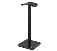 Unitek Supporto per cuffie | OT168BK | Base 10 x 10 cm | Colore: nero | Materiale della struttura: ABS e metallo | Altezza: 24 cm | Comodo e sicuro per riporre le cuffie