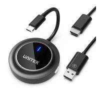 Unitek Trasmettitore e Ricevitore HDMI Wireless 5G, Adattatore Estensore HDMI Senza Fili 1080P per TV Monitor, Mirroring Schermo da iOS Android Windows MacOS