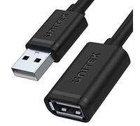 UNITEK Y-C447GBK USB2.0 - Cavo prolunga am-AF 0, 5 m, colore: Nero