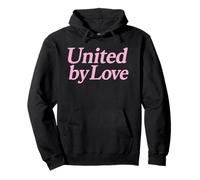 Uniti dall'amore Pink Female Pride Unity Justice Harmony Life Felpa con Cappuccio