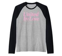 Uniti dall'amore Pink Female Pride Unity Justice Harmony Life Maglia con Maniche Raglan