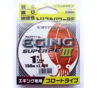 UNITIKA Eging Super PE III 150m. Speciale Linea Ult Calamaro Treccia