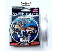 UNITIKA Notte Gioco Pe Sp 150m. Luce Rock Pesca Linea Intrecciato Piccolo