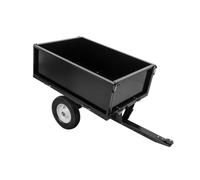 UNITRAILER Rimorchio da giardino ribaltabile 225 kg per trattore e Quad