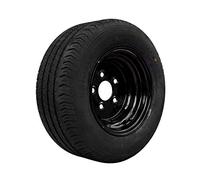 UNITRAILER Ruote rinforzate per rimorchio LINGLONG Pneumatici 195/55 R10C 98/96N cerchione nero 6Jx10"H2 5x112 ET:-4