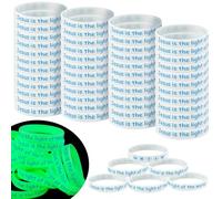 Unittype VBS 2026 Braccialetti in silicone a tema illuminazione Glow in the Dark Gesù è la luce del mondo braccialetti in silicone Bulk regali cristiani per VBS aula scuola