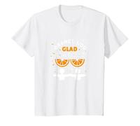 Unity Day Orange You Glad We're Friends? Divertente Regalo di Gioco di Parole Maglietta, Bambini, Bianco, 10 Anni