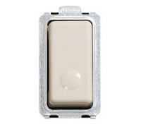 UNIVEL - SCAME Pulsante 10 A Tipo Magic, Bronzo, On-off-on, Beige