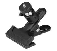 Universal 1/4 Screw Ball Head Metal Clamp Photo Flash Light Clip Holder Mount