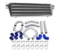 Universal 2.5" Intercooler Piping Pipe Kit Turbo tubi flessibili in silicone