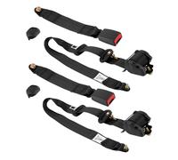 Universal 2 Sets Retrattile 3 Punto Auto Sicurezza Sedile Cintura subaddominale
