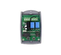Universal 2CH Garage Door Remote Control Receiver 12/24V for 433mhz Learning Code Fixed Code Rolling Code