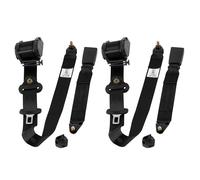 Universal 2Sets Retrattile 3 Punto Auto Sicurezza Sedile Cintura subaddominale