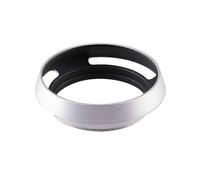 Universal 39mm Metal Screwed Vented Short Lens Hood Silver Camera Photo Accessories for Nikon Canon Sony DSLR Camera