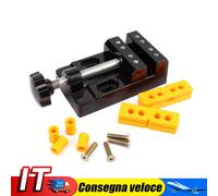 Universal 57mm Adjustable Mini Jaw Bench Clamp Drill Press Fixed Table Vise IT