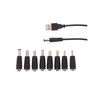 Universal 5V USB to DC Power Cable USB Jack Charging Cord Plug Connector Adapter