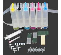 Universal 6 Colors CISS Kit With Accessories Ink Tank Ink System Compatible With Printer