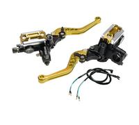 Universal 7/8" 22mm CNC Aluminum Adjustment Motorcycle Handlebar Master Cylinder Levers Hydraulic Brake Pump Clutch Handle,Heavy Duty