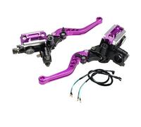 Universal 7/8" 22mm CNC Aluminum Adjustment Motorcycle Handlebar Master Cylinder Levers Hydraulic Brake Pump Clutch Handle,Heavy Duty
