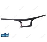UNIVERSAL 7/8" Manubrio Curvo Moto Nero Per Harley Bobber Chopper