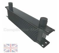 UNIVERSAL 9 Fori AN10 AN-10 10AN Radiatore Olio Motore Nero