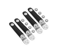 Universal Accordion Straps Double Layer Buckle Black 13.50X2.30X0.70CM Secure Connection 2 Sets