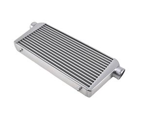 UNIVERSAL ALLOY INTERCOOLER 3" IN/OUT 600 x 300 x 76MM ARGENTO INTERCOOLER