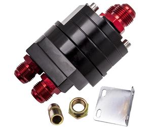 Universal Aluminum 1 Set Filter Adapter Plate Kit AN10 Fitting 0.875” x 12.125