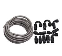 Universal AN8 Tubo Flessibile Del Carburante x 20feet/6M 45°, 90°,180° montag