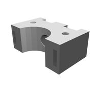 Universal Antenna Bracket with 25mm Flat Mount Mast Adapter and Cable Ties