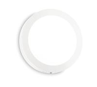 Applique Moderna Round Universal Alluminio-Plastiche Bianco Led 13,5W 3000K D17
