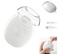 Universal Automatic Fingernail Grinder, 3 in 1 Electric Nail Clipper Trimmer with LED Light Adjustable 3 Speeds, 360° Silent Auto Fingernail Cutter and Polishing Trimmer for Whole Family