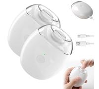 Universal Automatic Fingernail Grinder, 3 in 1 Electric Nail Clipper Trimmer with LED Light Adjustable 3 Speeds, 360° Silent Auto Fingernail Cutter and Polishing Trimmer for Whole Family