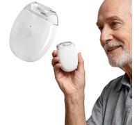 Universal Automatic Fingernail Grinder, Electric Nail Clippers for Seniors with Led Light & 3 Speeds Gentle Nail Care for Grooming Home (1*White)